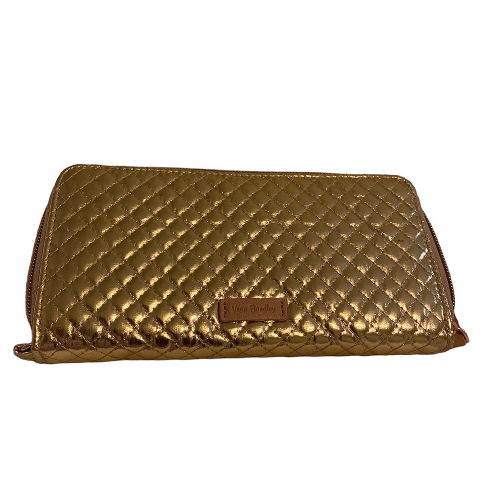 EUC Vera Bradley Rose Gold Wallet